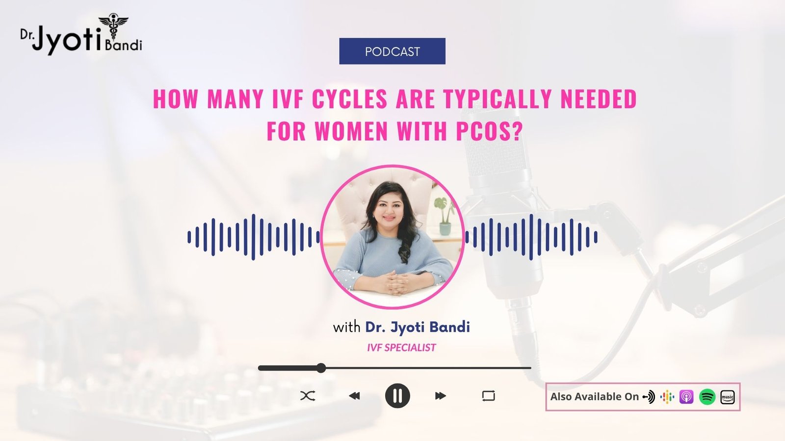 Podcast 8: How many IVF cycles are typically needed for women with PCOS?