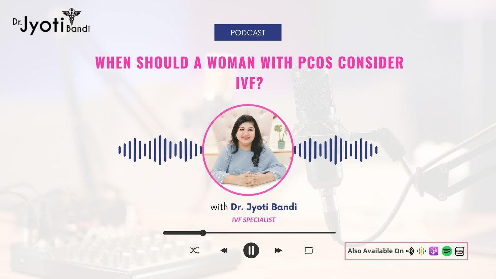 Podcast 6: When should a woman with PCOS consider IVF?