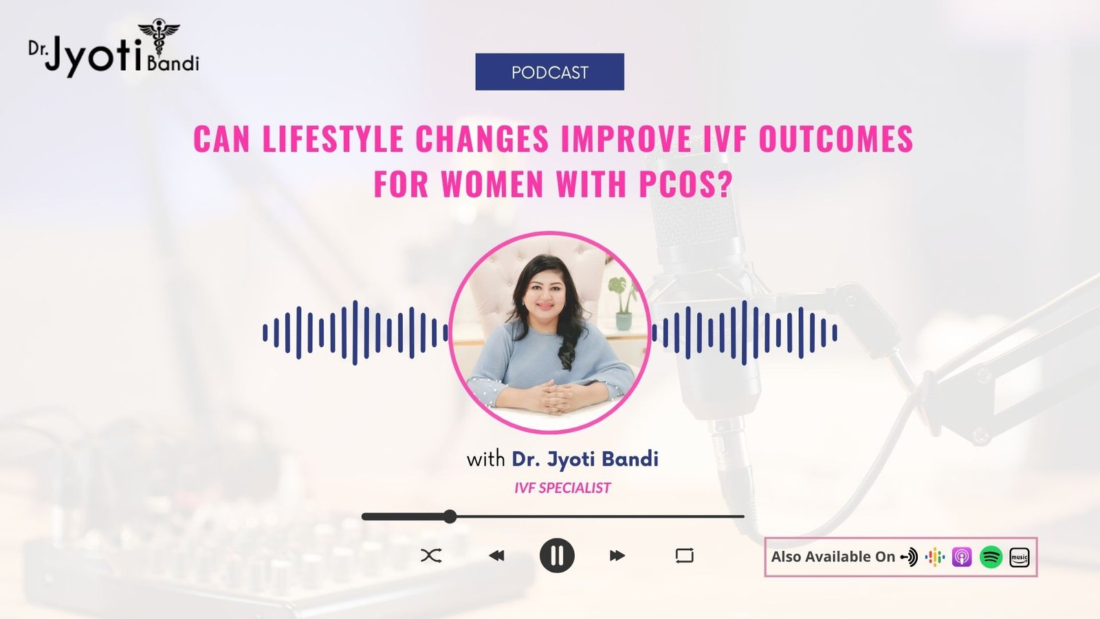 Podcast 7: Can lifestyle changes improve IVF outcomes for women with PCOS?