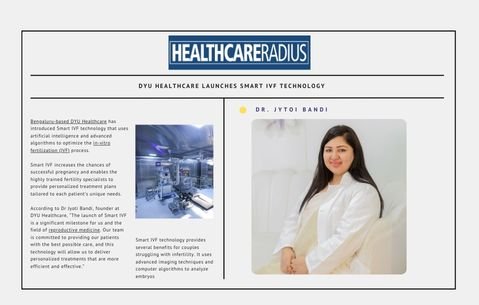 IVF Hospital in HSR Layout, Bangalore | Dr.Jyoti Bandi