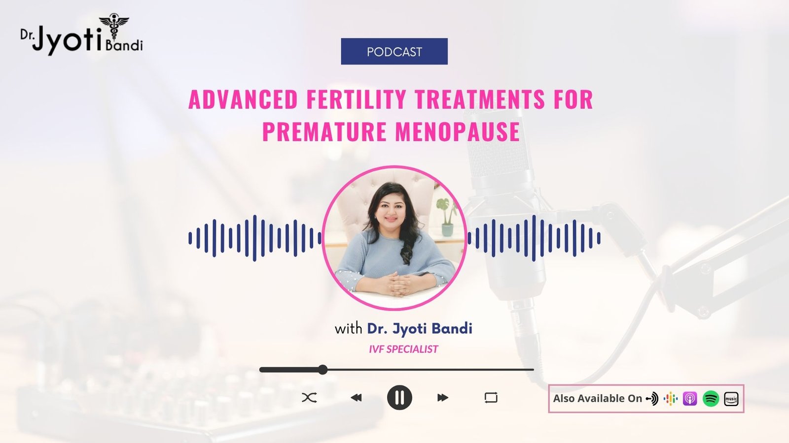 Podcast 24: Advanced Fertility Treatments for Premature Menopause