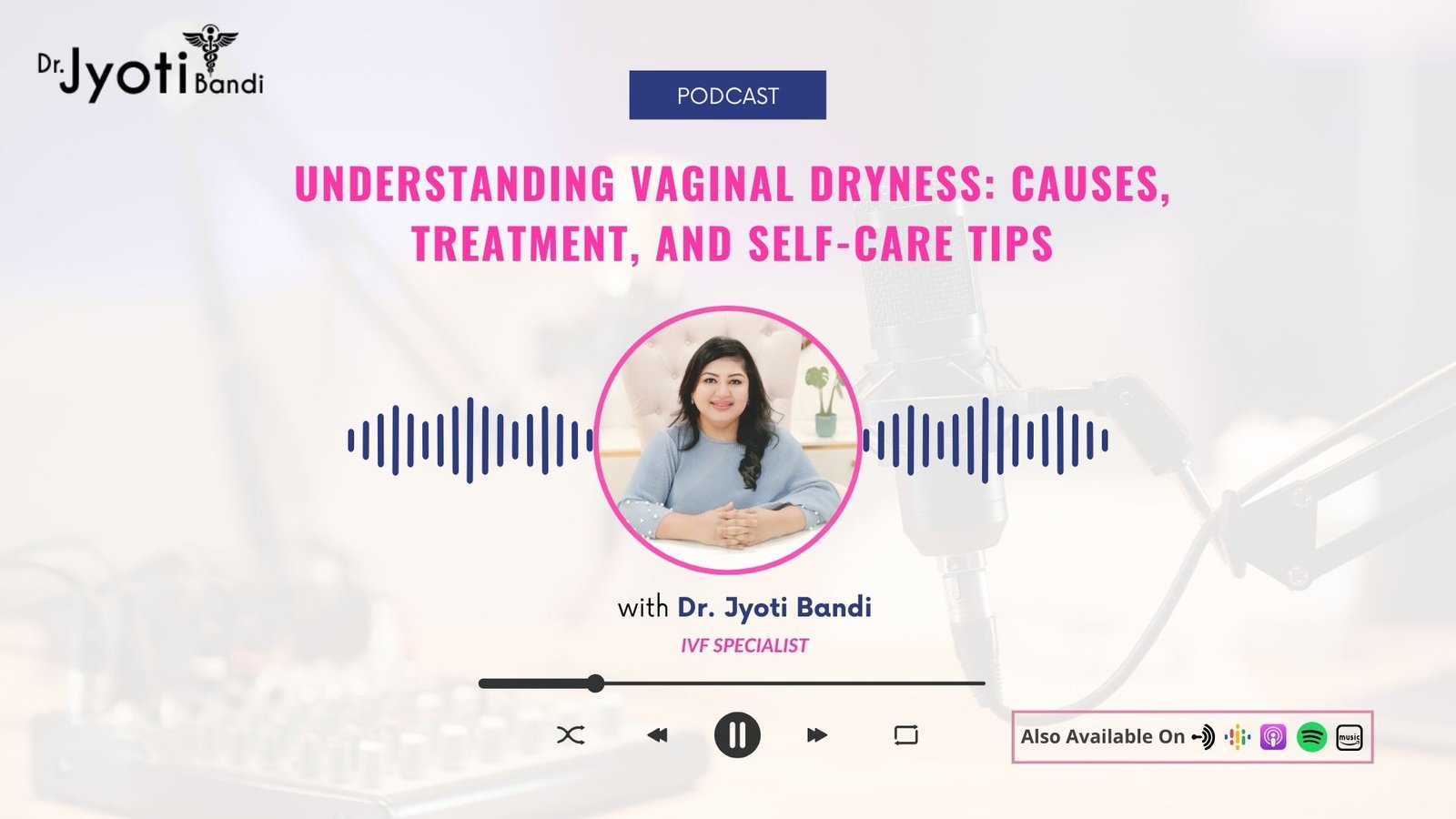 Podcast 14: Understanding Vaginal Dryness: Causes, Treatment, and Self-Care Tips