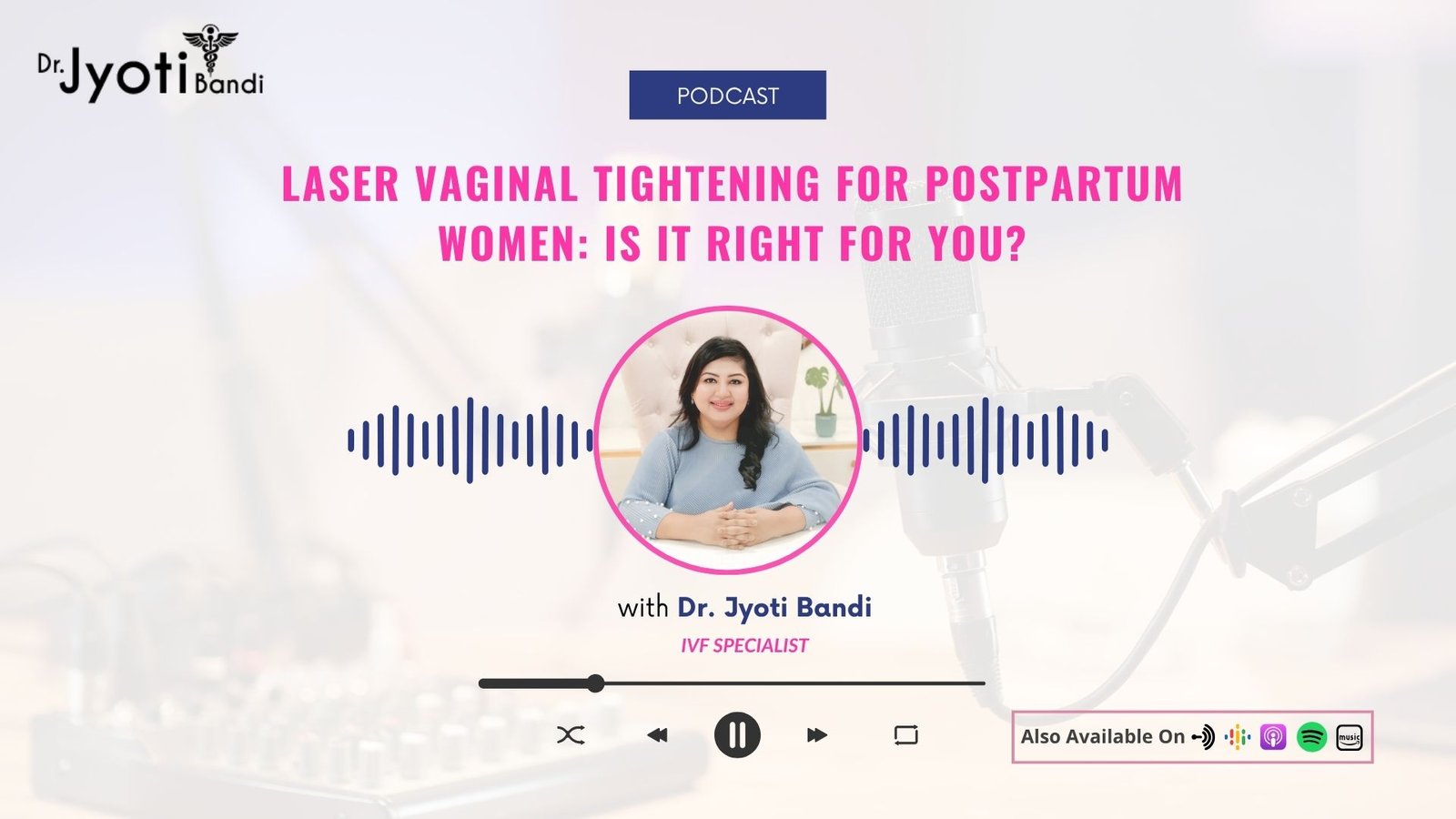 Podcast 10: Laser Vaginal Tightening for Postpartum Women: Is It Right for You?