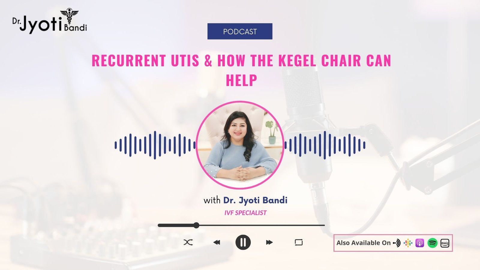Podcast-33: Recurrent UTIs & How the Kegel Chair Can Help | Best IVF Specialist in HSR Layout