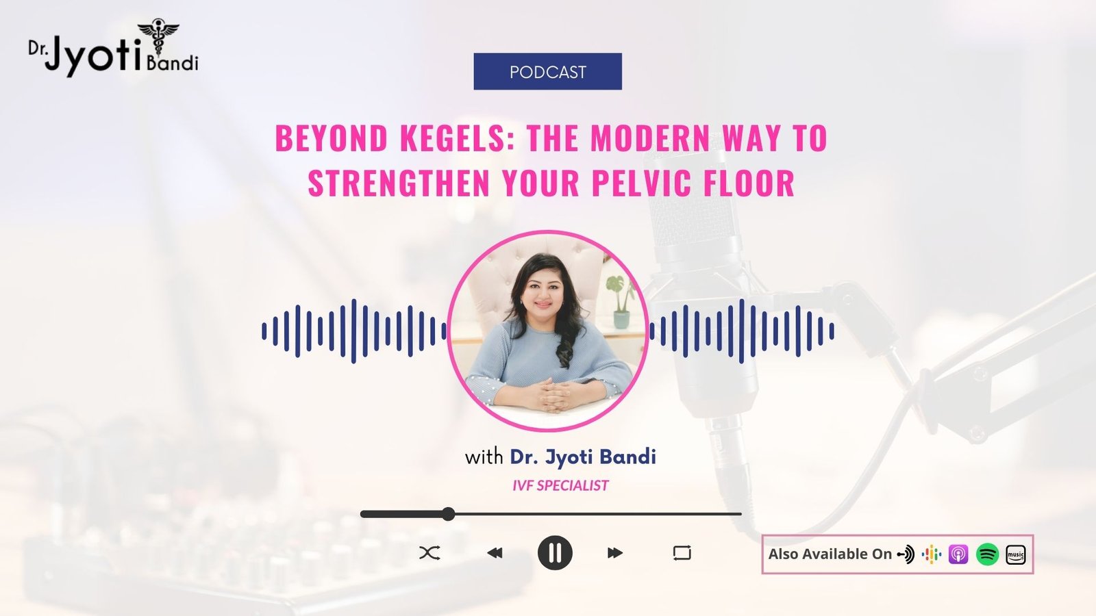 Podcast-34: Beyond Kegels: The Modern Way to Strengthen Your Pelvic Floor | Best Cosmetic Gynecologist in HSR Layout